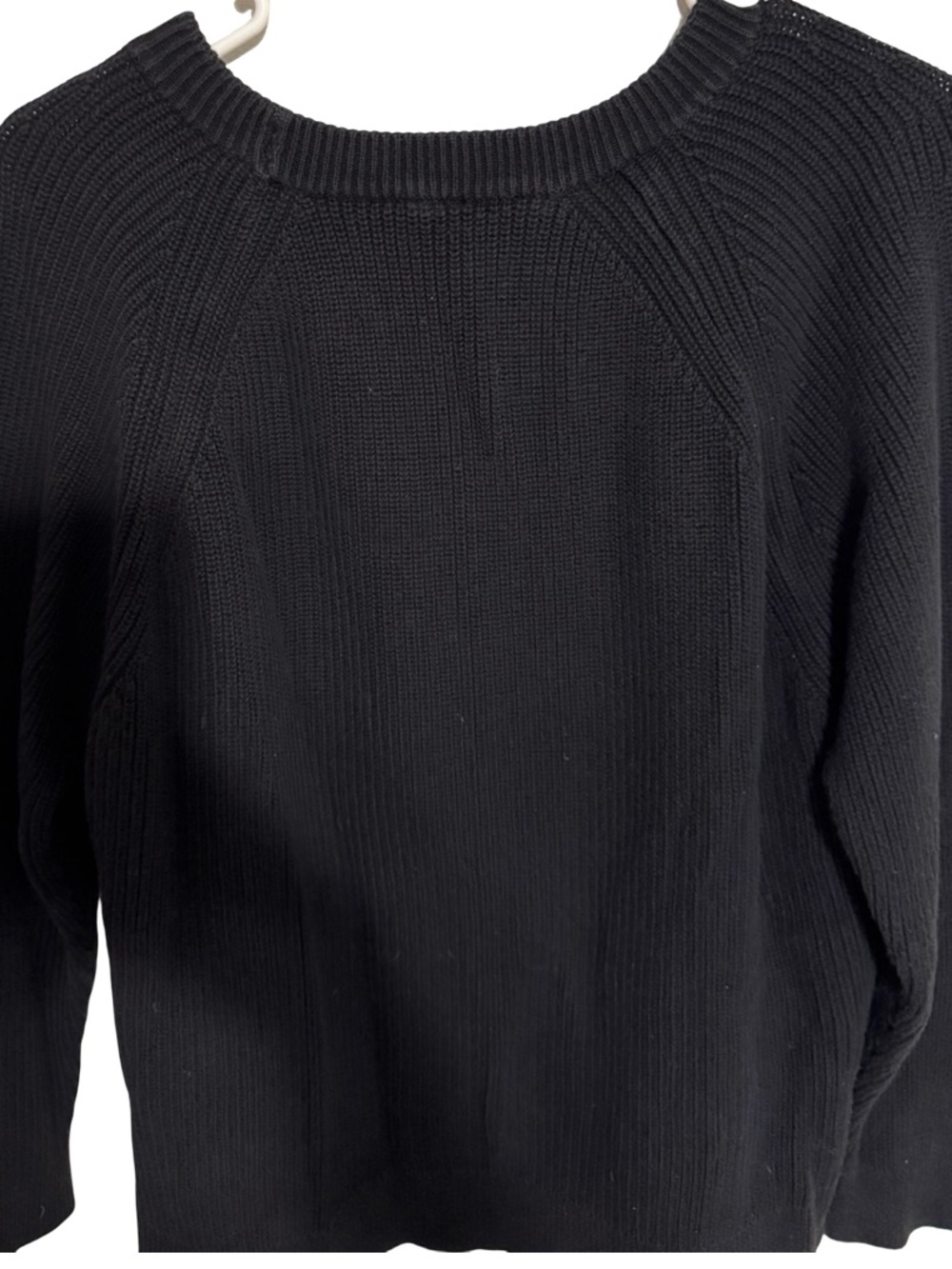 Lauren Ralph Lauren Women’s Layered Black Crewneck Sweater Size Large - Picture 5 of 8